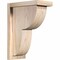 Ekena Millwork Crestline Smooth Corbel w/Backplate, Douglas Fir, 5 1/2"W x 10"D x 14"H COR06X10X14CRE01SDF - alternate 1